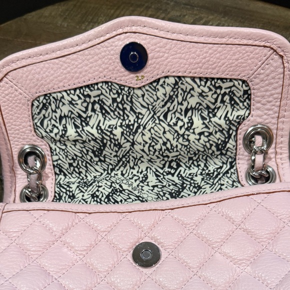 Rebecca Minkoff Pink Quilted Chain Shoulder Bag - Picture 2 of 5
